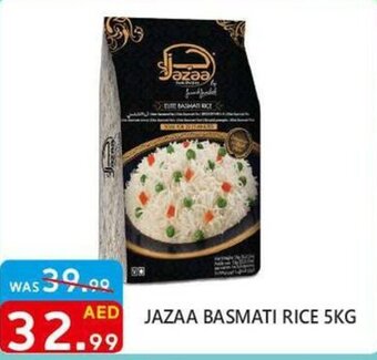 United Hypermarket JAZAA BASMATI RICE 5KG offer