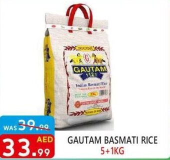 GAUTAM BASMATI RICE 5+1KG