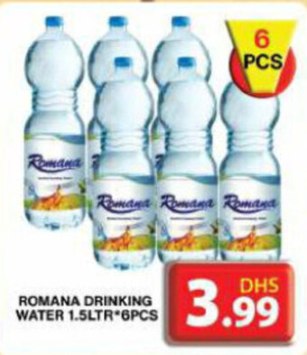 Grand Hyper Market ROMANA DRINKING WATER 1.5LTR*6PCS offer