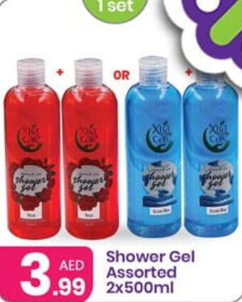 Al Nahda Gift Center Shower Gel Assorted 2x500ml offer
