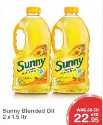 Choithrams Sunny Blended Oil 2 x 1.5 ltr offer