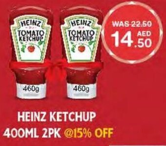 Choithrams HEINZ KETCHUP 400ML 2PK offer