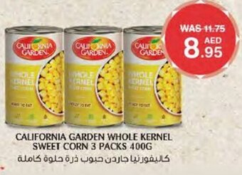 Choithrams CALIFORNIA GARDEN WHOLE KERNEL SWEET CORN 3 PACKS 400G offer