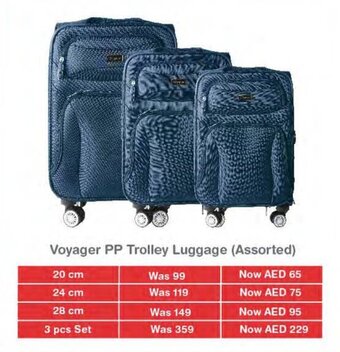 Choithrams Voyager PP Trolley Luggage 20 cm offer