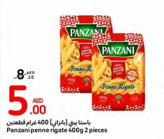 Carrefour Panzani penne rigate 400g 2 pieces offer