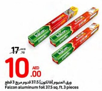 Carrefour Falcon aluminum foil 37.5 sq.ft. 3 pieces offer
