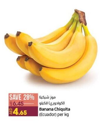 Lulu Hypermarket Banana Chiquita offer