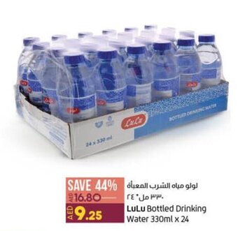 Lulu Hypermarket Bottled Drinking Water 330ml x 24 offer