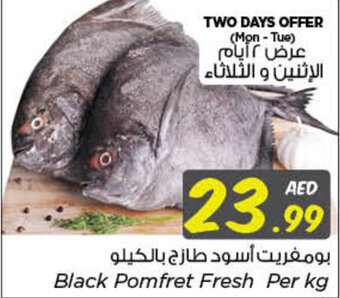 Nesto Black Pomfret Fresh offer