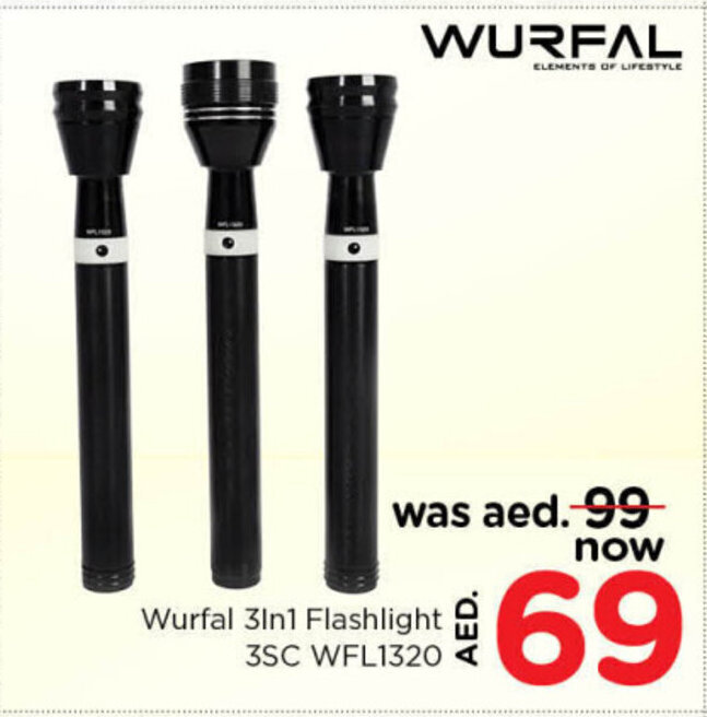 Nesto Wurfal 3ln1 Flashlight 3SC WFL1320 offer