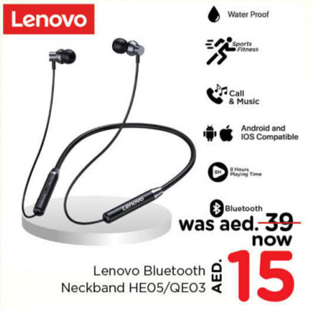 Nesto Lenovo Bluetooth Neckband HEO5/QEO3 offer