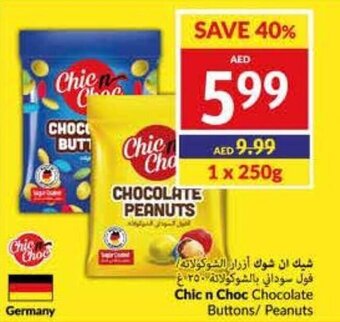 Viva Chic n Choc Chocolate Buttons/Peanuts offer