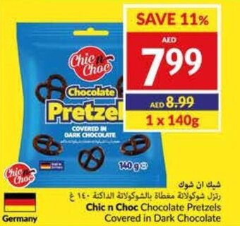 Viva Chic n Choc Chocolate Pretzels Covered in Dark Chocolate offer