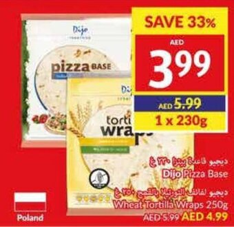 Viva Dijo Pizza Base/ Wheat Tortilla Wraps 250g offer