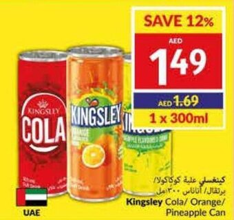 Viva Kingsley Cola/ Orange/ Pineapple Can offer