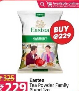Lulu Hypermarket Eastea Tea Powder Family Blend 1kg offer