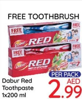 Day To Day Dabur Red Toothpaste 1x200 ml offer