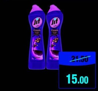 Union Coop JIF Cream Kitchen Cleaner Lemon 2x500ml offer