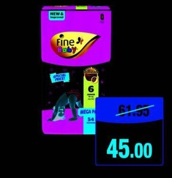 Union Coop Fine Baby Junior Diapers Mega Pack offer