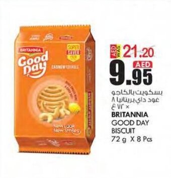 KM Trading BRITANNIA GOOD DAY BISCUIT 72 g X 8 Pcs offer