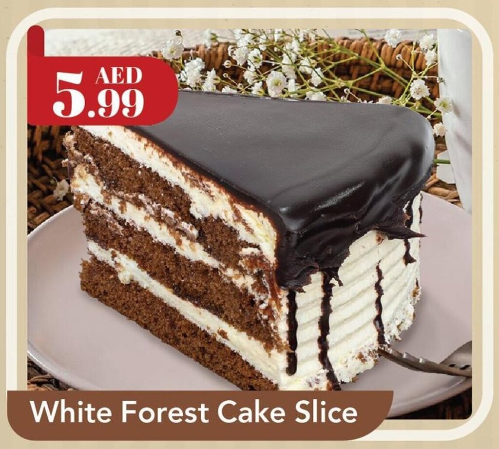 West Zone Supermarket White Forest Cake Slice offer