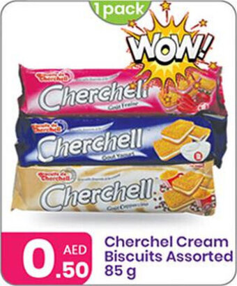 Al Nahda Gift Center Cherchel Cream Biscuits Assorted 85 g offer