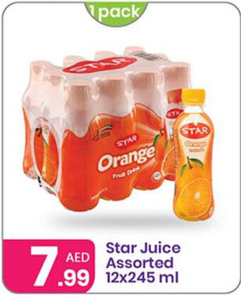 Al Nahda Gift Center Star Juice Assorted 12 x 245 ml offer