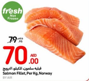 Carrefour Salmon Fillet, Per Kg offer