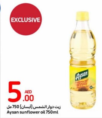 Carrefour Aysan sunflower oil 750ml offer
