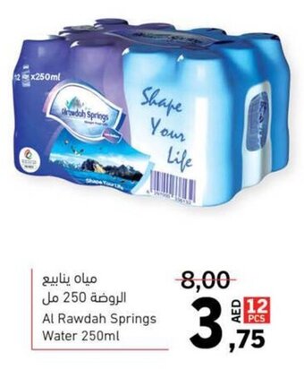 Al Rawdah Springs Water 250ml