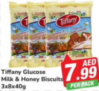 Day To Day Tiffany Glucose Milk & Honey Biscuits 3 x 8 x 40g offer