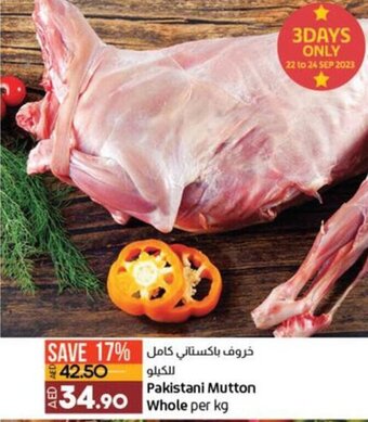 Lulu Hypermarket Pakistani Mutton offer