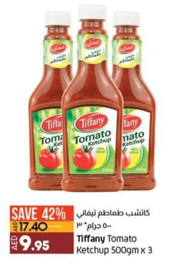Lulu Hypermarket Tiffany Tomato Ketchup 500gm x 3 offer