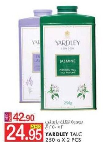 KM Trading YARDLEY TALC 250 g X 2 PCS offer
