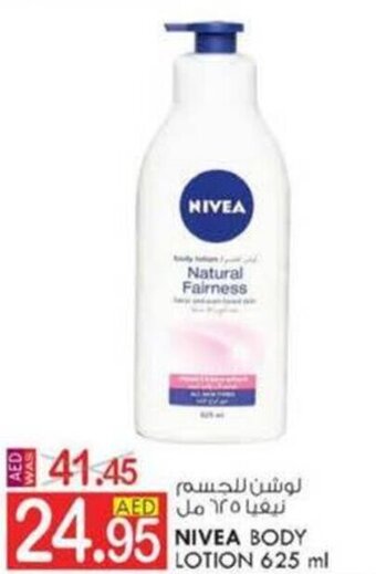 KM Trading NIVEA BODY LOTION 625 ml offer