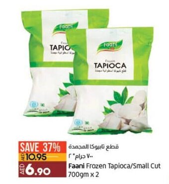 Lulu Hypermarket Faani Frozen Tapioca/Small Cut 700gm x 2 offer