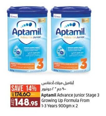 Lulu Hypermarket Aptamil Advance Junior Stage 3 offer