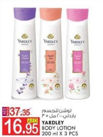 KM Trading YARDLEY BODY LOTION 200 ml offer
