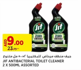 JIF ANTIBACTERIAL TOILET CLEANER 2 X 500ML ASSORTED