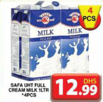 Grand Mall Sharjah SAFA UHT FULL CREAM MILK 1LTR *4PCS offer