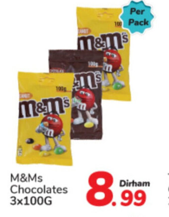 Day To Day M&Ms Chocolates 3x100G offer