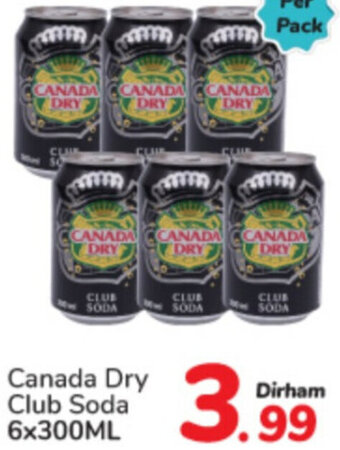 Day To Day Canada Dry Club Soda 6 x 300ml offer
