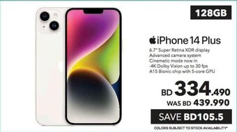 Sharaf DG iPhone 14 Plus 128GB offer