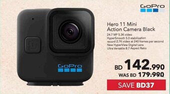 Sharaf DG Hero 11 Mini Action Camera Black offer