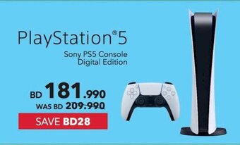 Sharaf DG Sony PS5 Console Digital Edition offer