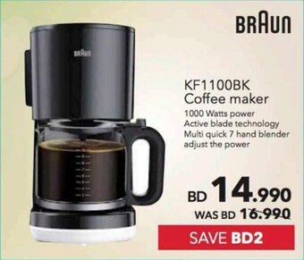 Sharaf DG KF1100BK Coffee maker offer