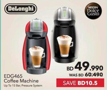 Sharaf DG EDG465 Coffee Machine offer
