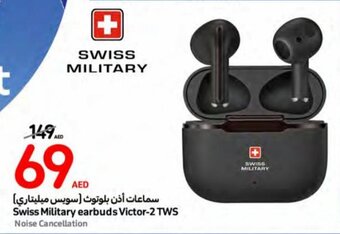 Carrefour Swiss Military earbuds Victor-2 TWS offer