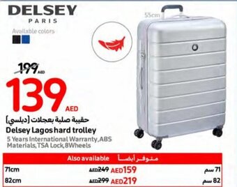 Carrefour Delsey Lagos hard trolley offer
