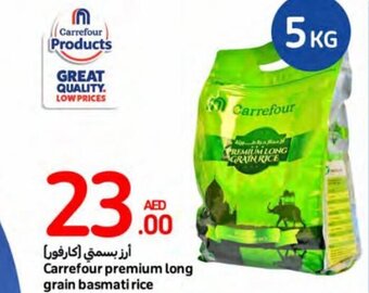 Carrefour Carrefour premium long grain basmati rice 5KG offer